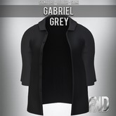 [FʞD] GABRIEL BUTTON SHIRT - GREY