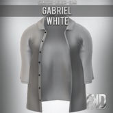 [FKD] GABRIEL BUTTON SHIRT - WHITE
