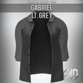 [FKD] GABRIEL BUTTON SHIRT - LT. GREY