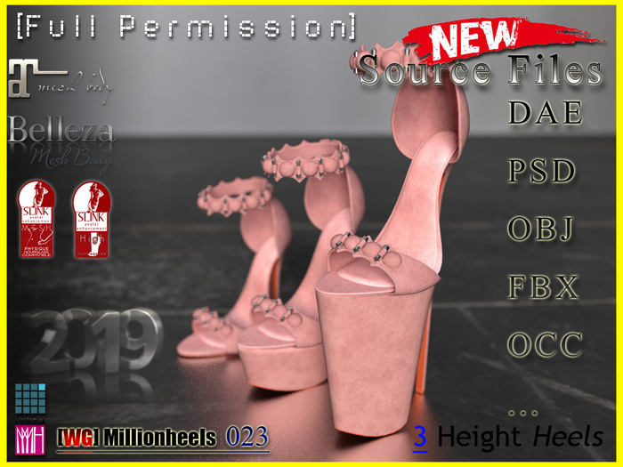[Full Perm][WG] Millionheels 023 source files