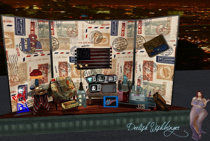 USA Traveler Window Dressing 38LI