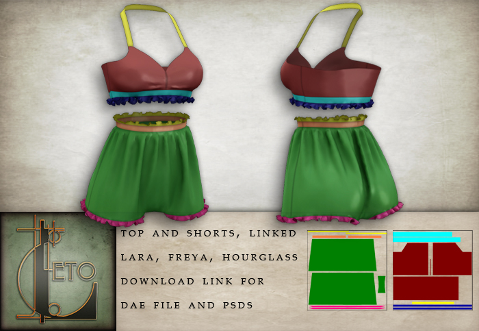 Leto . Short Set 001
