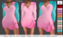 5798 Mesh Long Sleeve Mini Dress [Fatpack]