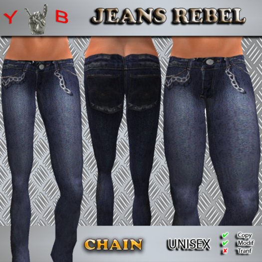 Jeans Rebel Chain