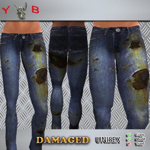 Jeans Rebel Damaged