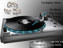 Donmarino Turntable Silver