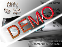 3056 DEMO Donmarino Turntable Silver (3056 Co BOX)