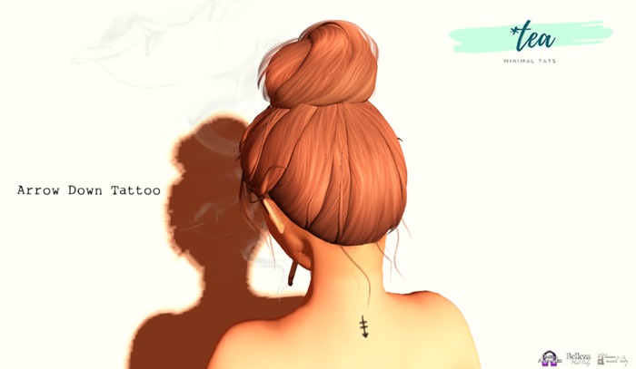 *Tea Arrow Down Tattoo