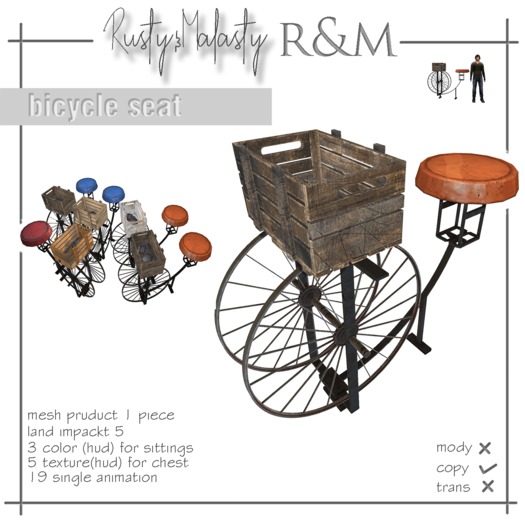 Rusty&Malasty _bicycle seat-BOX