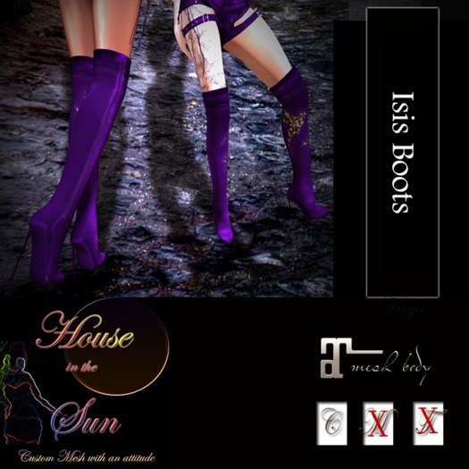 Isis Boots Maitreya Purple