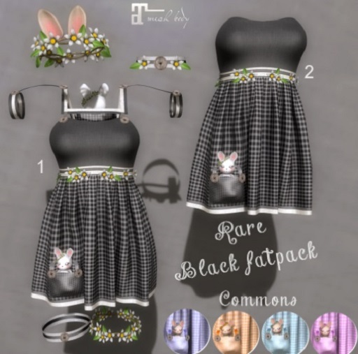 * Sweet Bunny * Blue 1 Necklace