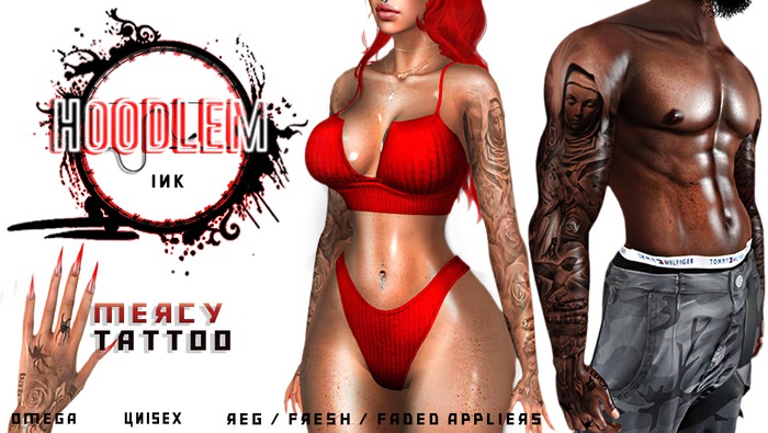 Hoodlem - Mercy Tattoo (Unisex) ( Legacy / Omega )