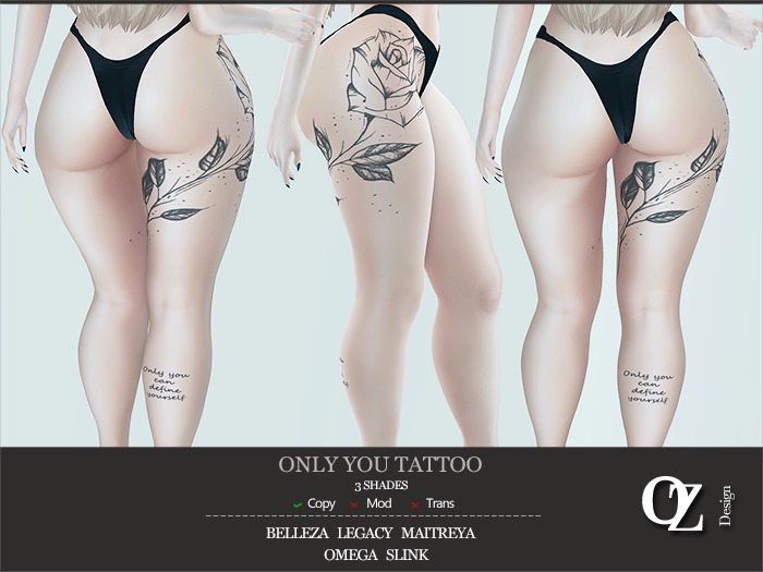 Oz Design : Only you Tattoo