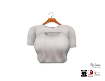 {amiable}Mesh Layered Short T-shirt01