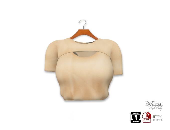 {amiable}Mesh Layered Short T-shirt08