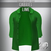 [FKD] GABRIEL BUTTON SHIRT -LIME