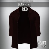 [FKD] GABRIEL BUTTON SHIRT - RED