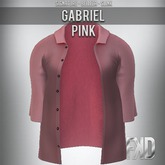 [FʞD] GABRIEL BUTTON SHIRT - PINK