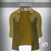 [FʞD] GABRIEL BUTTON SHIRT - LEMON