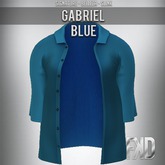 [FʞD] GABRIEL BUTTON SHIRT - BLUE