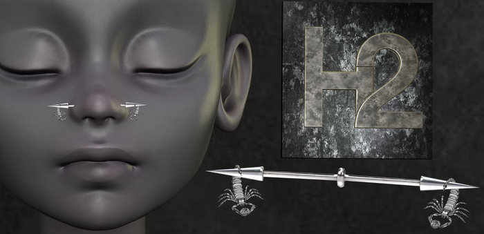 H2 - Piercing Nose Scorpion silver