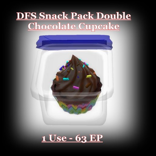 DFS TEXTURE - DFS Snack Pack Double Chocolate Cupcake