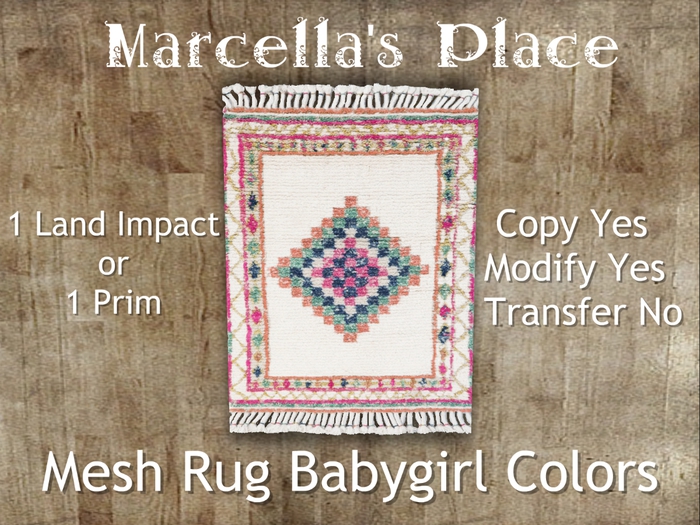 [MP] Mesh Rug Babygirl Colors (C/M)