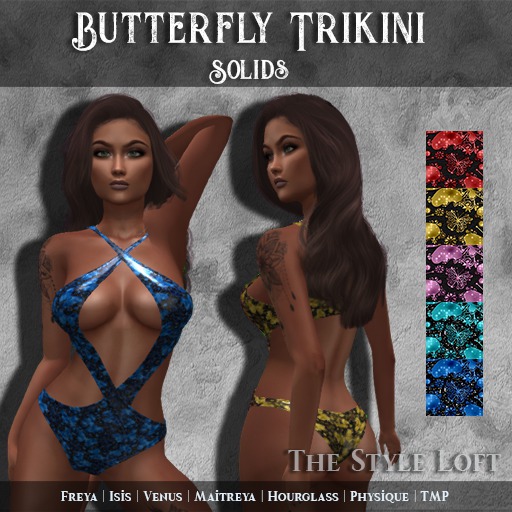 TSL - Butterfly Trikini (Solid)