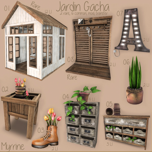 08 JARDIN GACHA rack RARE