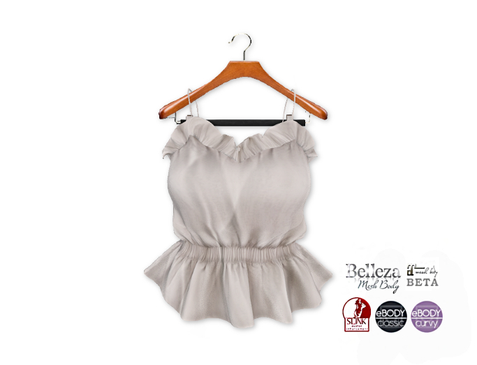 {amiable}Mesh Frilled Camisole01