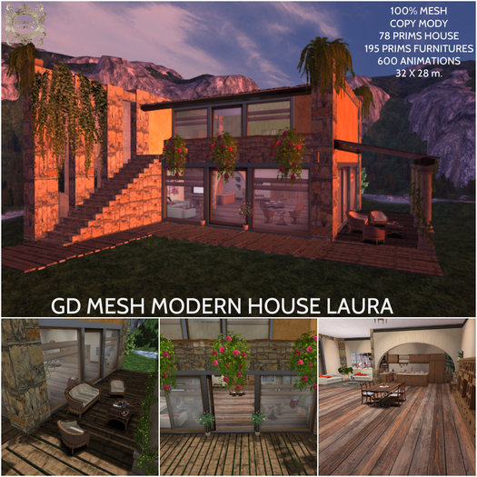 GD MESH MODERN HOUSE LAURA
