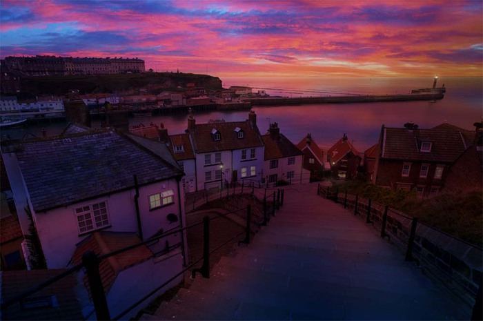 Whitby 199 steps picture