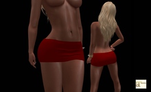 Red Mini Skirt MAITREYA
