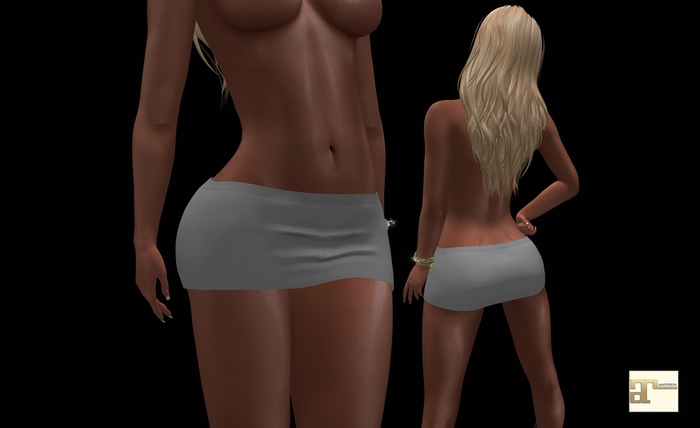 Grey Mini Skirt MAITREYA