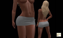 Grey Mini Skirt MAITREYA