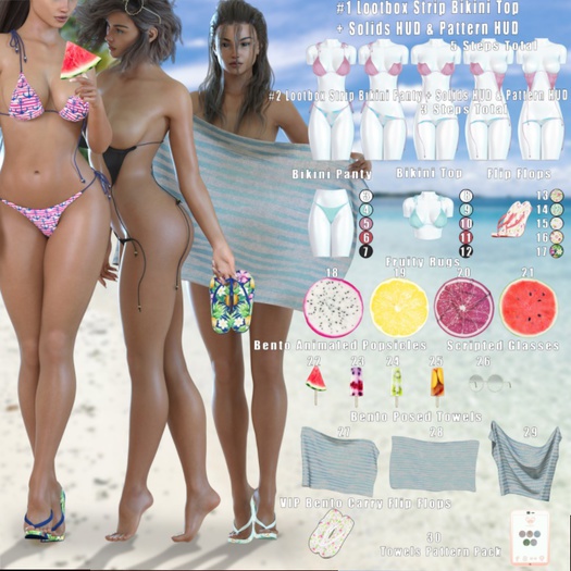 *Vanilla Bae* {Beach Bae} BIKINI SET RED 3 PIECES MAITREYA