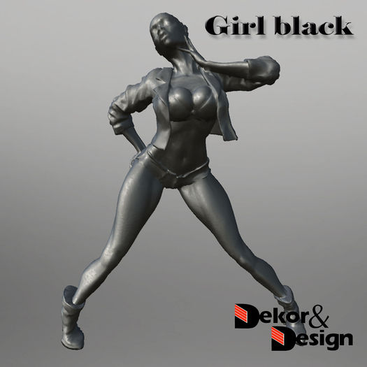 D&D Dancing Girl Black