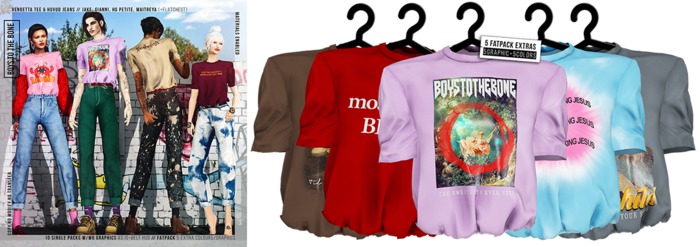 BOYS TO THE BONE vendetta tee - fatpack