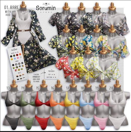 02 -Sorumin- Trendy summer GACHA -Blouse Hearts- Maitreya