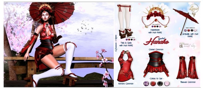 Luas Hanako Corset Pink