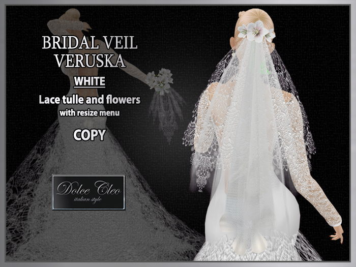 Dolce Cleo ::: Veil Veruska (White) - ADD me
