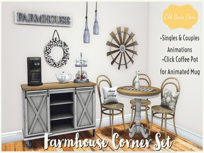 {OBD} Farmhouse Corner Set 