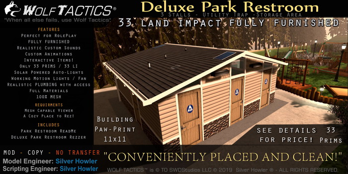 Deluxe Park Restroom 