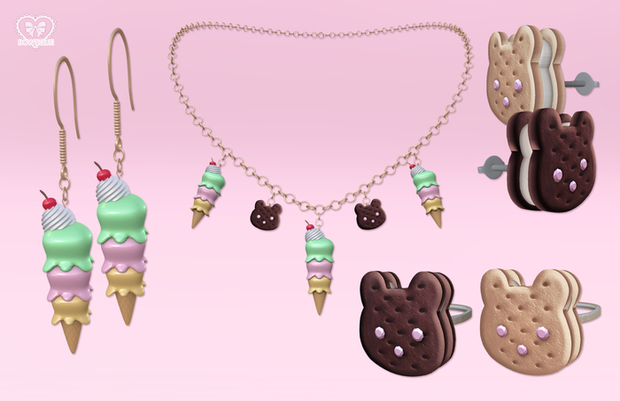 Bowtique - Ice Creams Jewelry Set