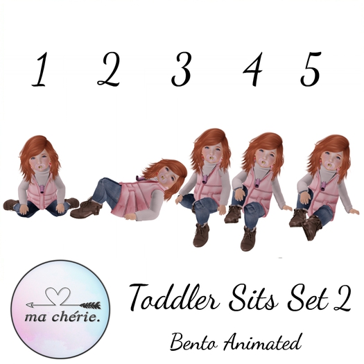 -{ Ma Cherie }-   "Toddler Sits - Set 2" {WEAR TO UNPACK}