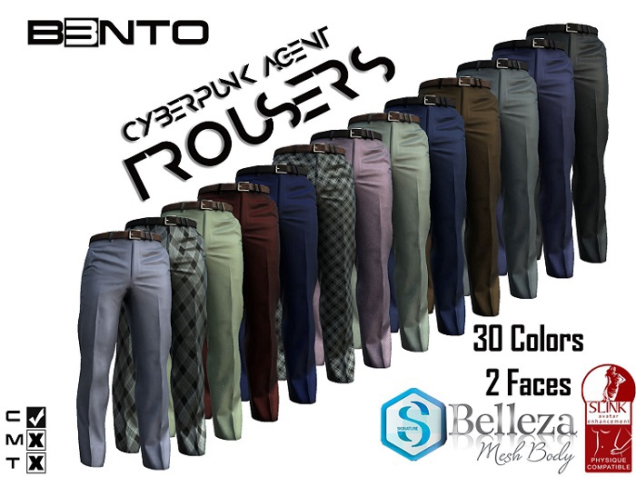 (ADD) B3NTO - CyberPunk Agent pants