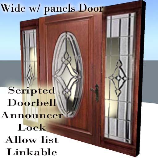 DOOR WIDE W SIDE PANELS LINKABLE FP