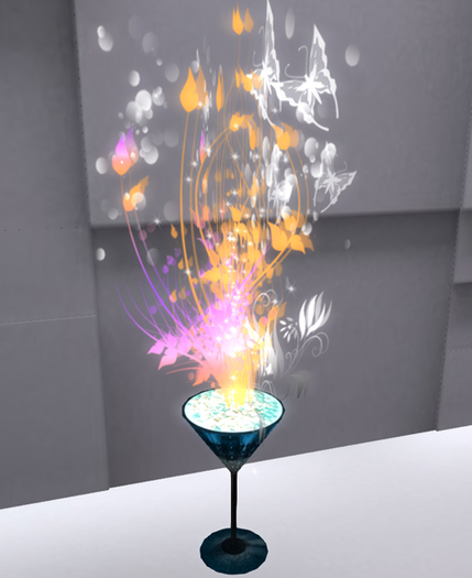 ((Crystal Line))Stand Flower2-Orange