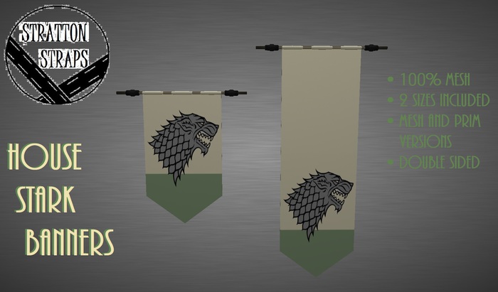 MESH GoT Banner House Stark