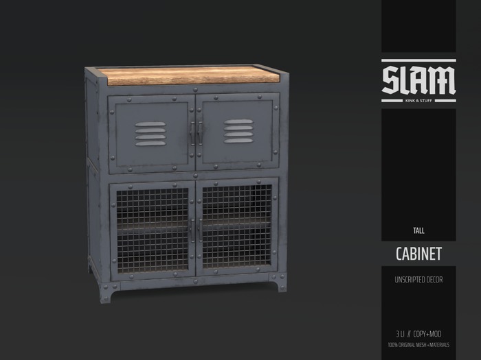 SLAM // cabinet // tall (box hud)